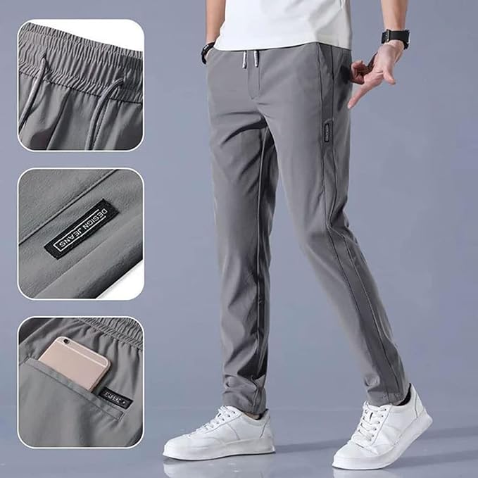 Premium High Stretch Lycra Pants (Black + Grey) ( (Buy 1 Get 1 Free)