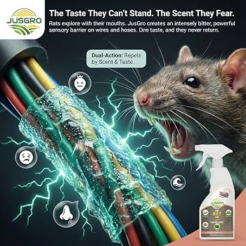 Eco Friendly Rat Repellent Spray (Pack Of 2)