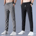 Stunning Men's High Stretch Skinny Lycra Pants (Black + Grey) ( (Buy 1 Get 1 Free)-S
