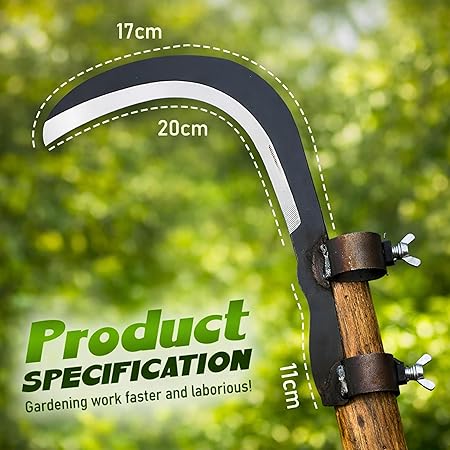 Curved Alloy Steel Grass Sickle Blade