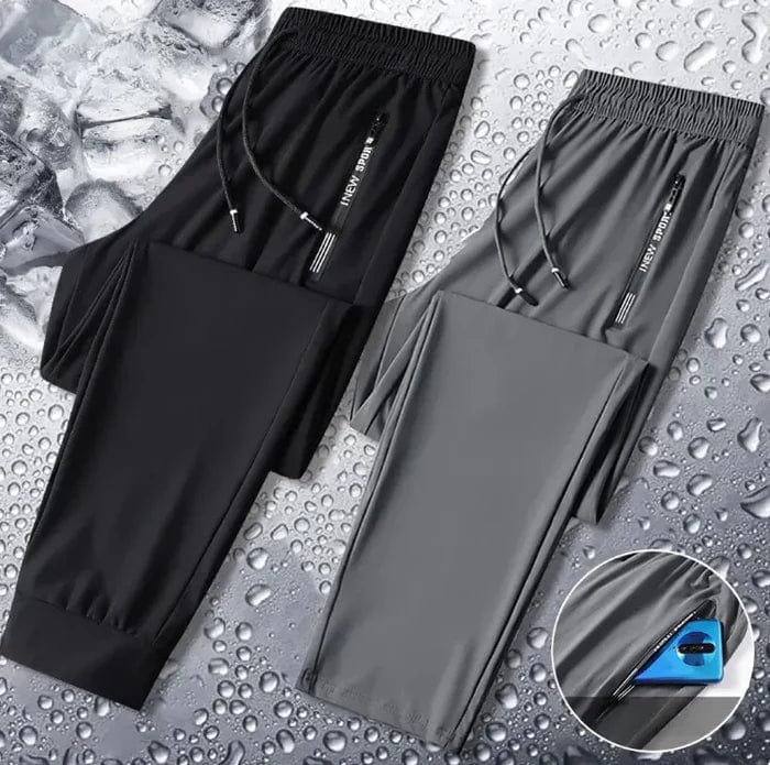 Premium High Stretch Lycra Pants (Black + Grey) ( (Buy 1 Get 1 Free)